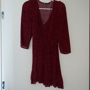 Red/black Zara dress